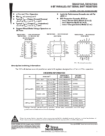 浏览型号SN74LV164APW的Datasheet PDF文件第1页