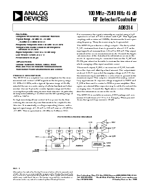 浏览型号AD8314ARM的Datasheet PDF文件第1页