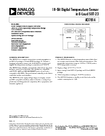 浏览型号AD7814ART的Datasheet PDF文件第1页