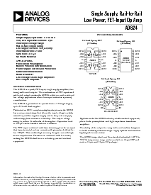 浏览型号AD824AR-14-3V的Datasheet PDF文件第1页