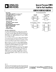 浏览型号AD8544ARU的Datasheet PDF文件第1页