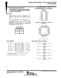 浏览型号SN74AS04NSR的Datasheet PDF文件第1页