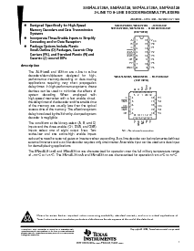 浏览型号SN74AS138NSR的Datasheet PDF文件第1页