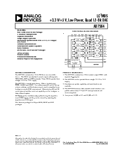 浏览型号AD7564BRS的Datasheet PDF文件第1页