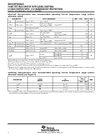 浏览型号SN74CBTD3384CDB的Datasheet PDF文件第4页