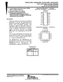 浏览型号SN54ALS244CFK的Datasheet PDF文件第1页
