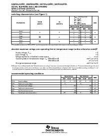 浏览型号SN54ALS244CFK的Datasheet PDF文件第4页