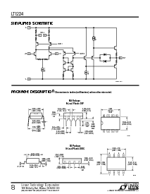 浏览型号LT1224CN8的Datasheet PDF文件第8页