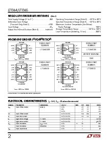 浏览型号LT1364CN8的Datasheet PDF文件第2页