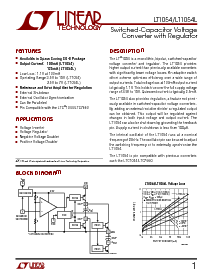 浏览型号LT1054CN8的Datasheet PDF文件第1页