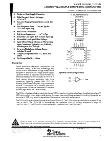 浏览型号TLC374CPW的Datasheet PDF文件第1页