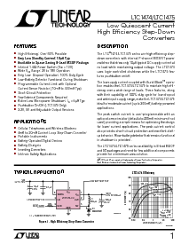 浏览型号LTC1474CS8的Datasheet PDF文件第1页