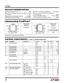 浏览型号LT1354CS8的Datasheet PDF文件第2页