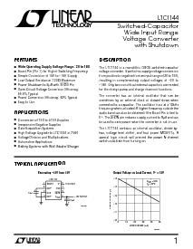 浏览型号LTC1144CS8的Datasheet PDF文件第1页