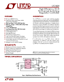 浏览型号LTC1624CS8的Datasheet PDF文件第1页