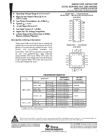 浏览型号SN74HCT244DWR的Datasheet PDF文件第1页