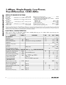 浏览型号MAX1224ETC-T的Datasheet PDF文件第2页