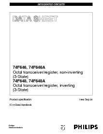 浏览型号74F646的Datasheet PDF文件第1页