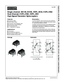 浏览型号6N136TV的Datasheet PDF文件第1页