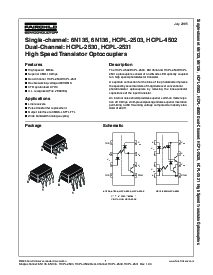 浏览型号6N136SD的Datasheet PDF文件第1页