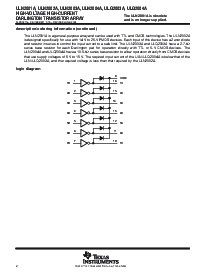 浏览型号ULN2003AJ的Datasheet PDF文件第2页