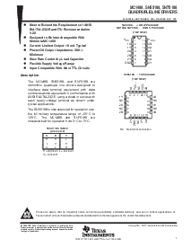 浏览型号SN55188J的Datasheet PDF文件第1页