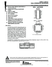 浏览型号SN55114J的Datasheet PDF文件第1页