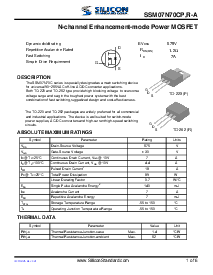 浏览型号07N70CP-A的Datasheet PDF文件第1页