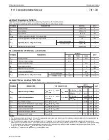 浏览型号N74F138D的Datasheet PDF文件第4页