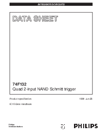 浏览型号N74F132D的Datasheet PDF文件第1页