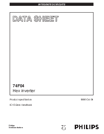 浏览型号N74F04D的Datasheet PDF文件第1页