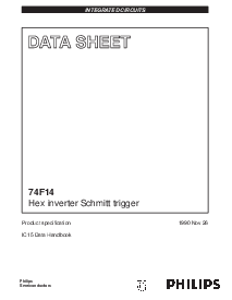 浏览型号N74F14D的Datasheet PDF文件第1页