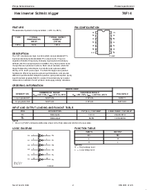 浏览型号N74F14D的Datasheet PDF文件第2页