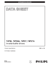 浏览型号N74F06D的Datasheet PDF文件第1页