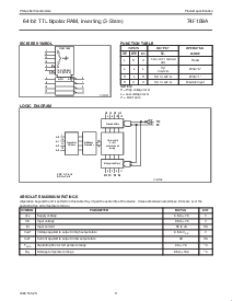 浏览型号N74F189AN的Datasheet PDF文件第3页