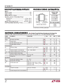 浏览型号LT1424CN8-9的Datasheet PDF文件第2页
