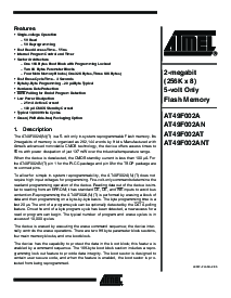 浏览型号AT49F002N-90JI的Datasheet PDF文件第1页