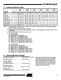 浏览型号AT49F002N-90PI的Datasheet PDF文件第7页