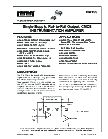 浏览型号INA155U的Datasheet PDF文件第1页