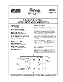 浏览型号INA129PA的Datasheet PDF文件第1页