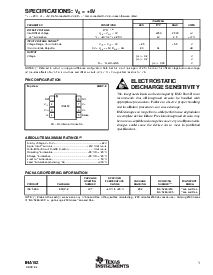 浏览型号INA152EA的Datasheet PDF文件第3页