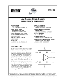 浏览型号INA132UA的Datasheet PDF文件第1页