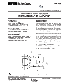 浏览型号INA163UA的Datasheet PDF文件第1页