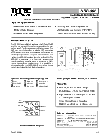 浏览型号NBB-302的Datasheet PDF文件第1页