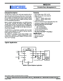 浏览型号MIC2214-KNBML的Datasheet PDF文件第1页