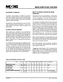 浏览型号MX29F022NBTC-12的Datasheet PDF文件第7页