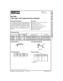 浏览型号NC7S86M5的Datasheet PDF文件第1页