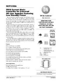 浏览型号NCP1200AD100R2的Datasheet PDF文件第1页