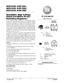 浏览型号NCP1053P100的Datasheet PDF文件第1页