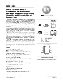 浏览型号NCP1203P60的Datasheet PDF文件第1页
